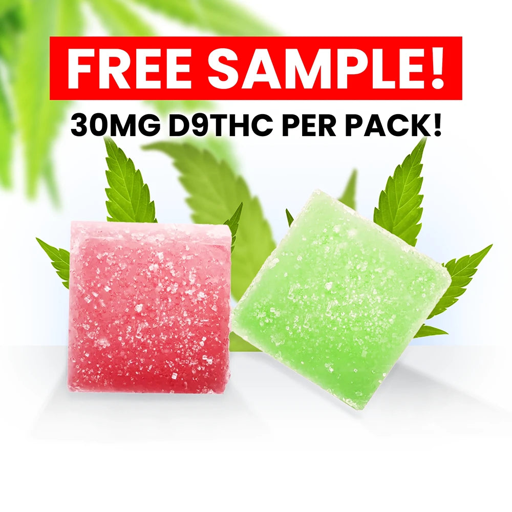 FREE THC GUMMY SAMPLE | 2-PACK | 30MG DELTA 9 THC