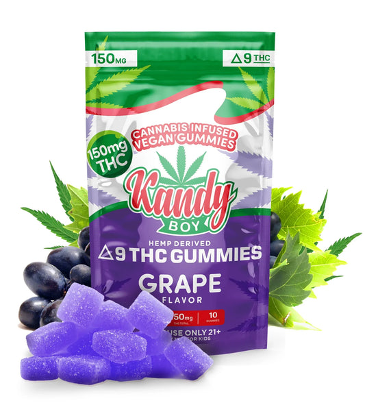 GRAPE DELTA 9 THC GUMMIES | KANDY BOY | 150MG